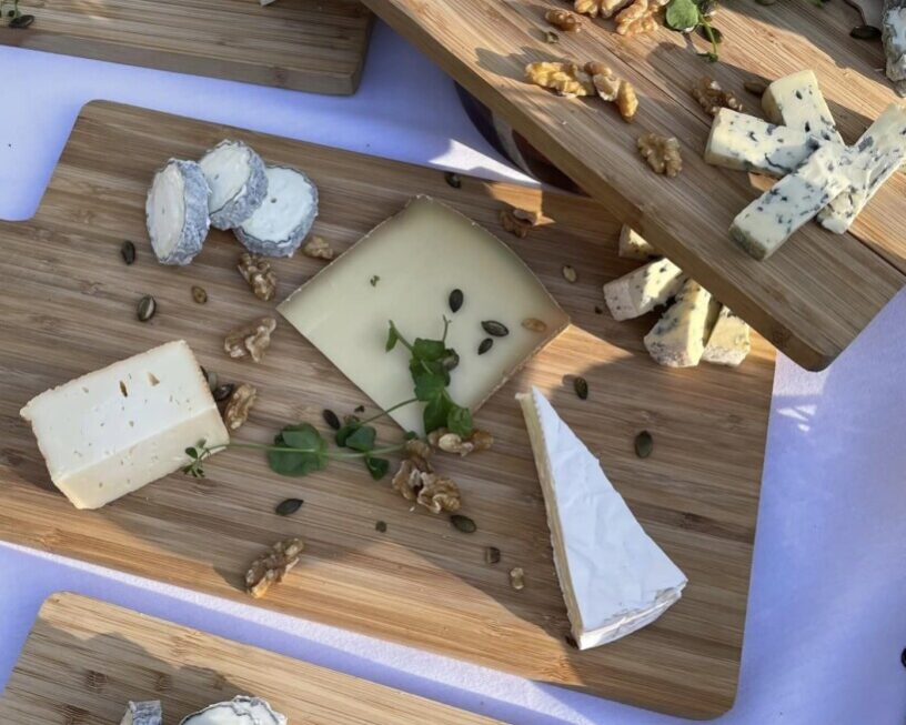 Les plateaux de fromage du Restaurant ephemere les serres d'hiver à Namur