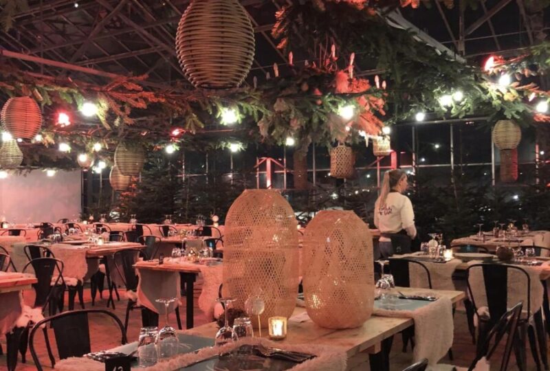 La salle Restaurant ephemere les serres d'hiver à Namur